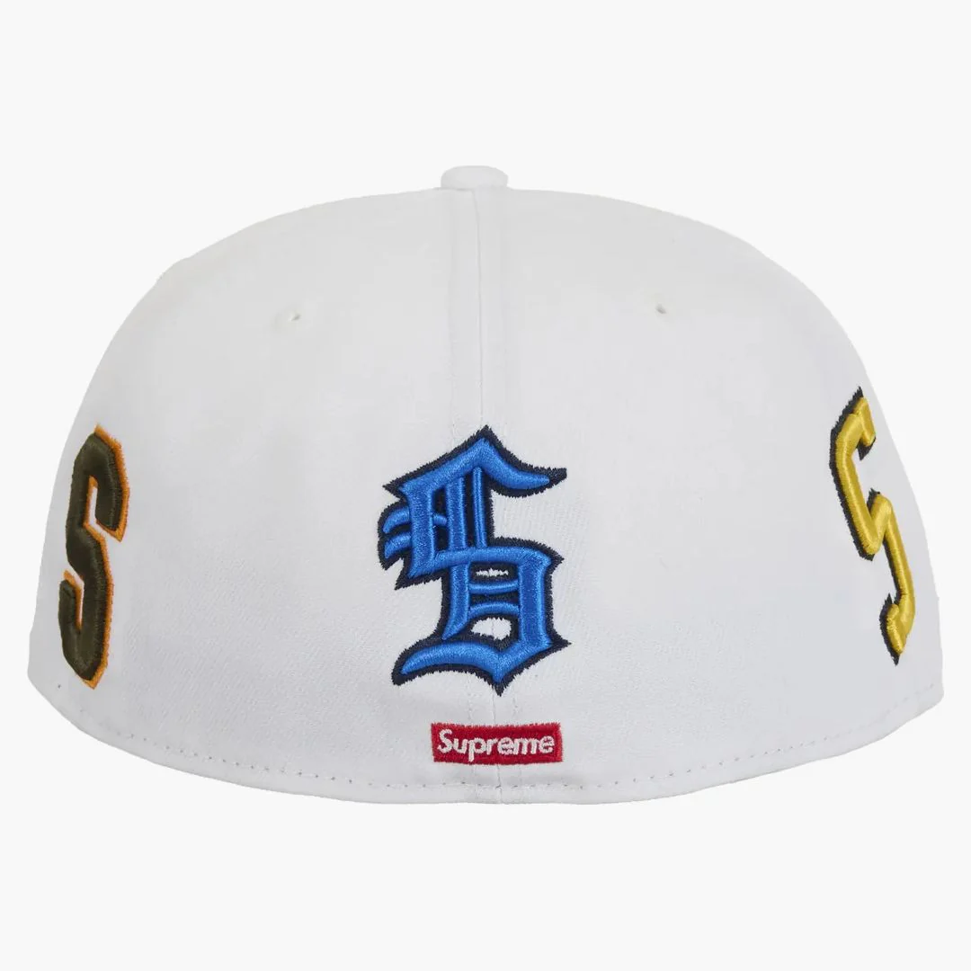 Supreme Multi S Logo New Era 59fifty Fitted Hat White - Image 3