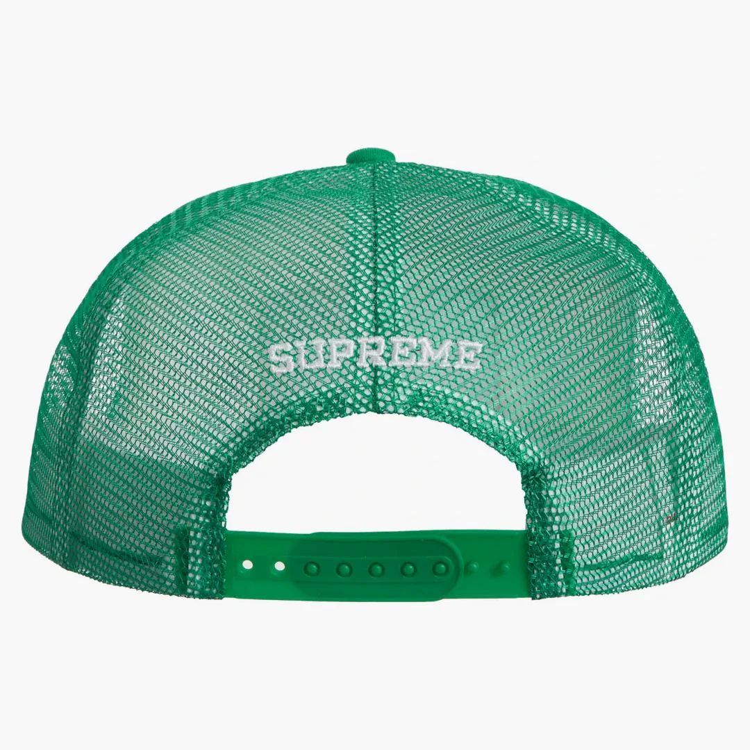 Supreme Name Plate Mesh Back 5-panel Green - Image 2