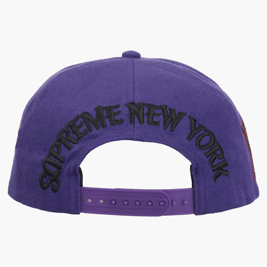 Supreme New York 6-panel Purple - Image 3