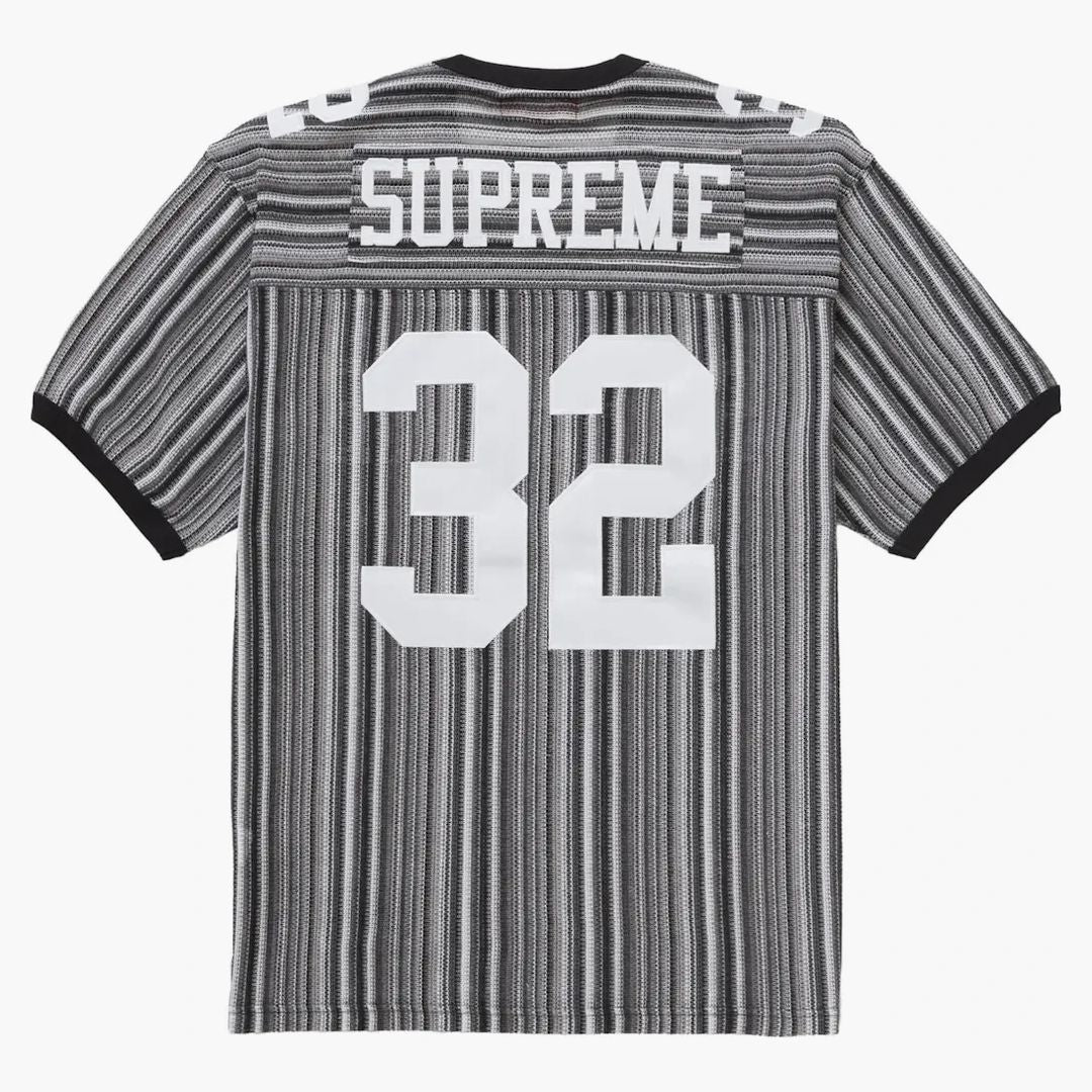 Supreme Open Knit Football Top Black - Image 2