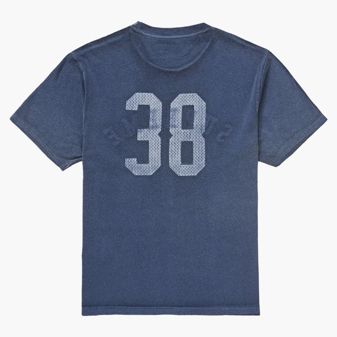 Supreme Overprint S/s Top Navy - Image 2