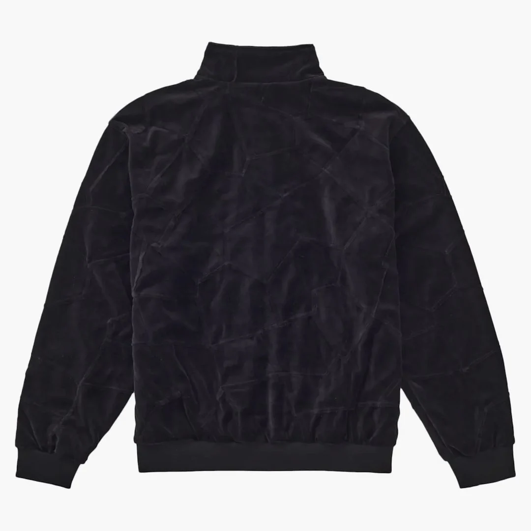 Supreme Patchwork Velour Track Jacket Black - Image 2