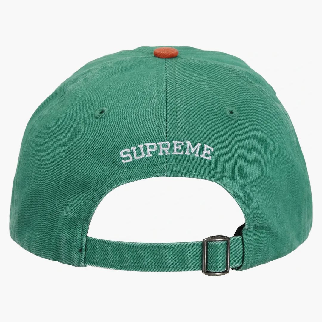 Supreme Pigment Coated 2-tone S Logo 6-panel Green - Image 2