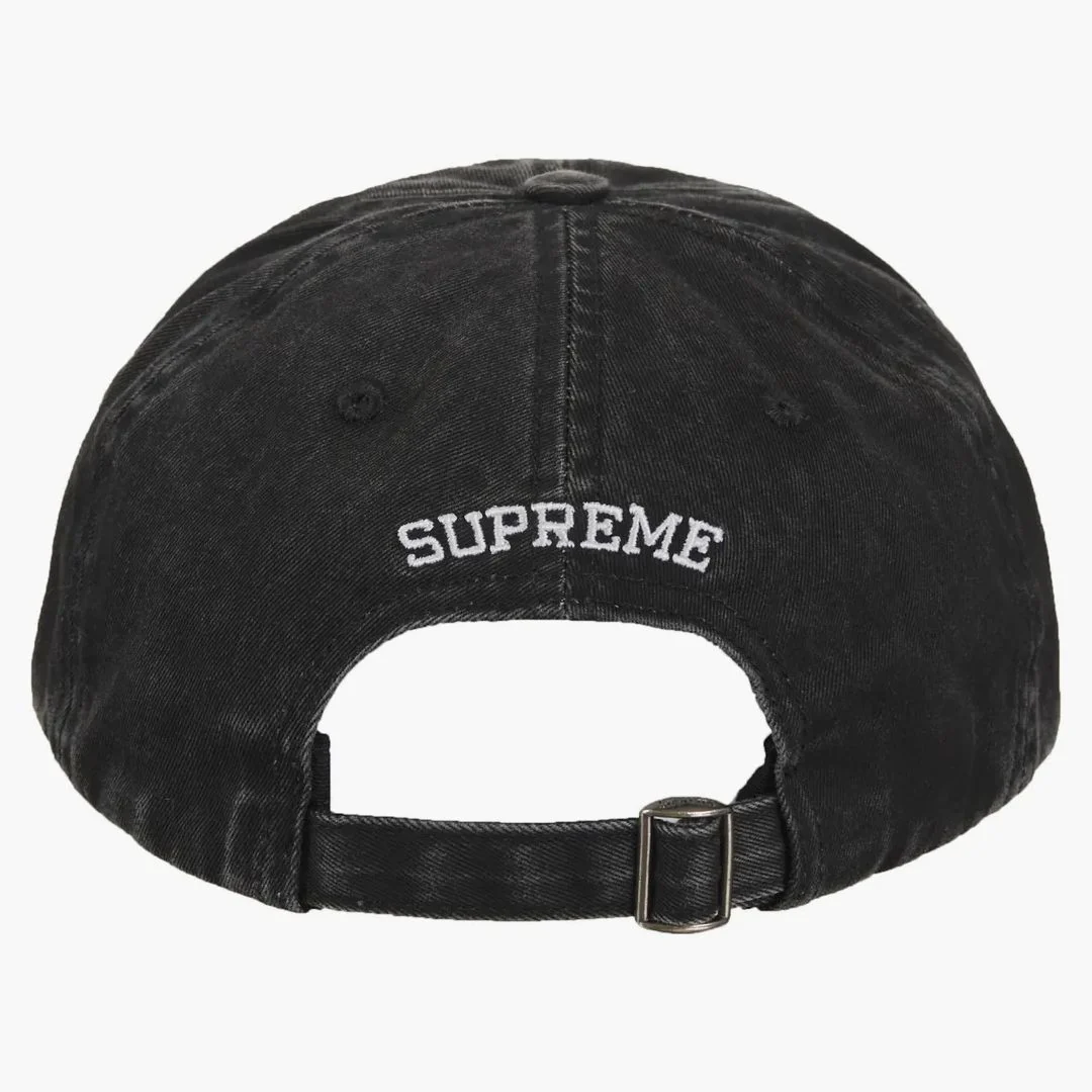 Supreme Pigment Coated S Logo 6-panel Black - Image 2