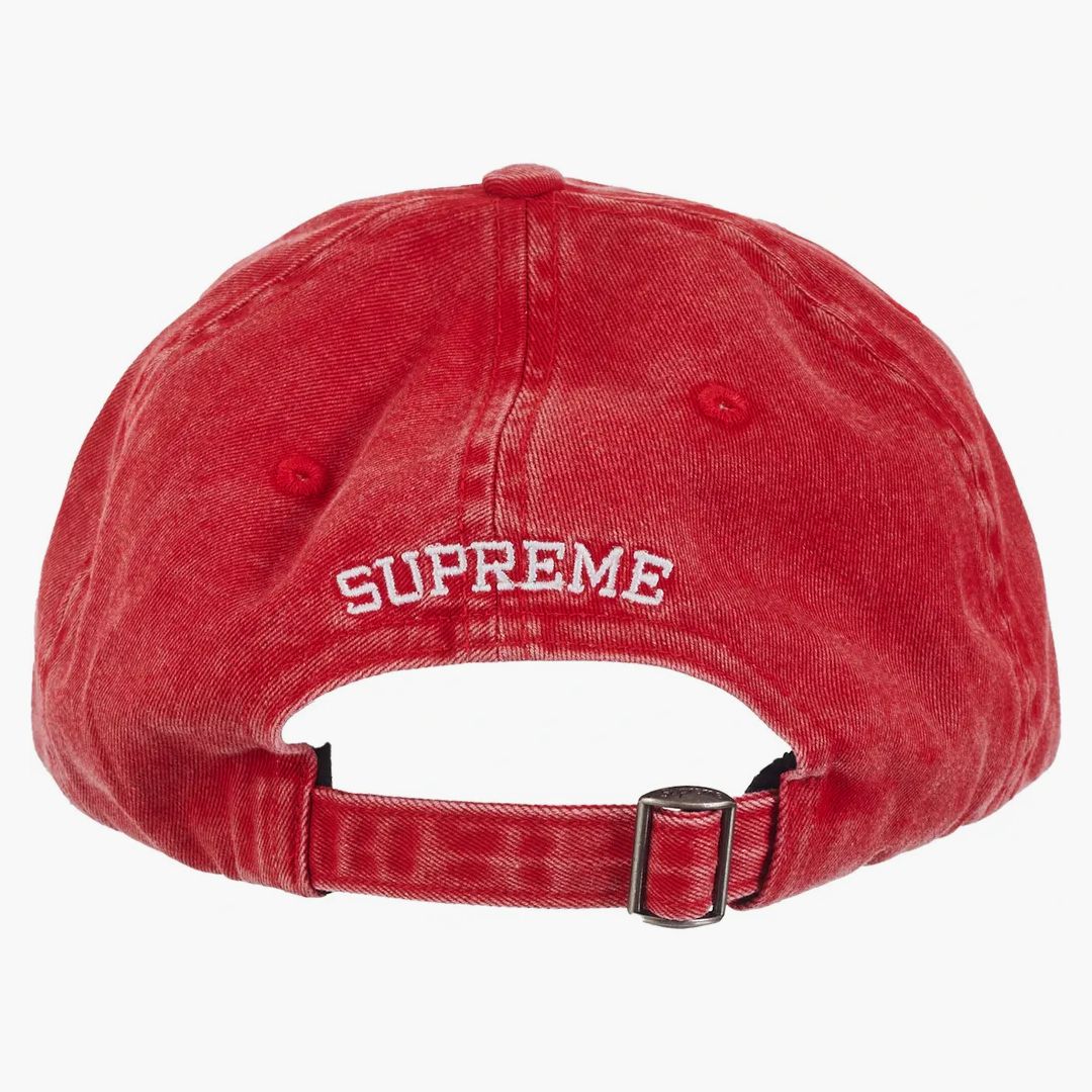 Supreme Pigment Print S Logo 6-panel (fw23) Red - Image 2