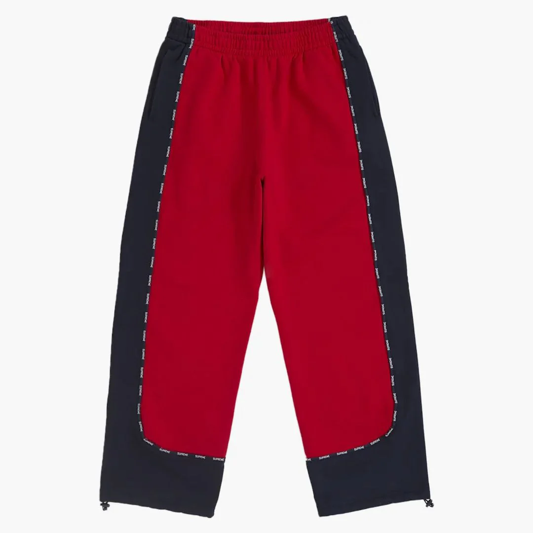 Supreme Piping Sweatpant (fw25) Red