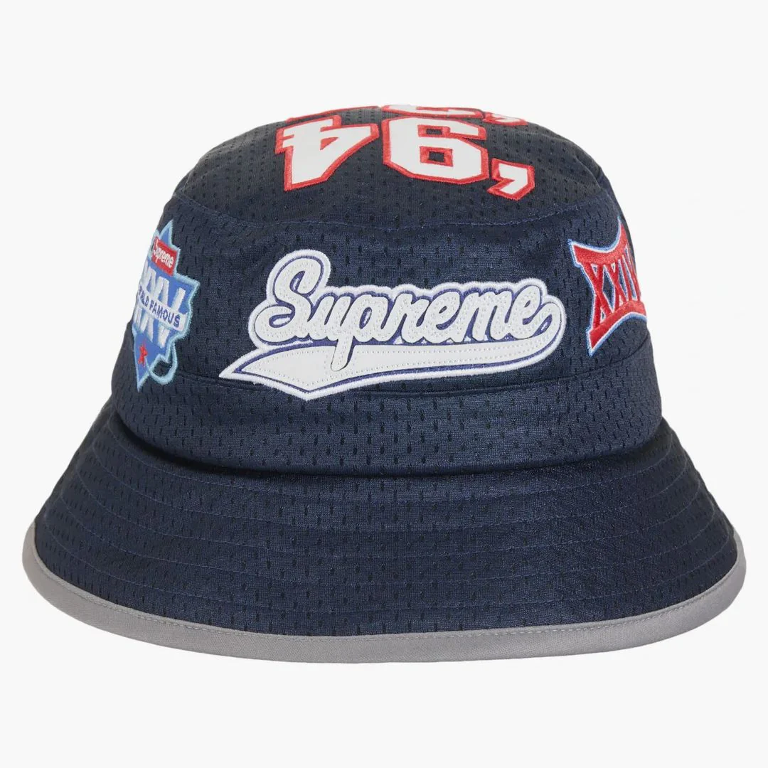 Supreme Playoffs Mesh Crusher Hat Navy