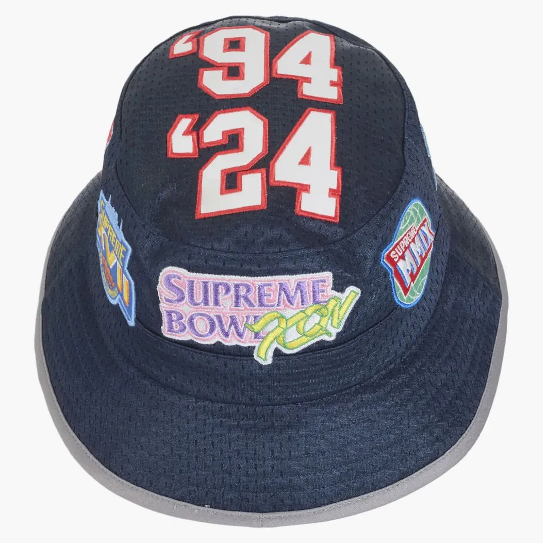 Supreme Playoffs Mesh Crusher Hat Navy - Image 4