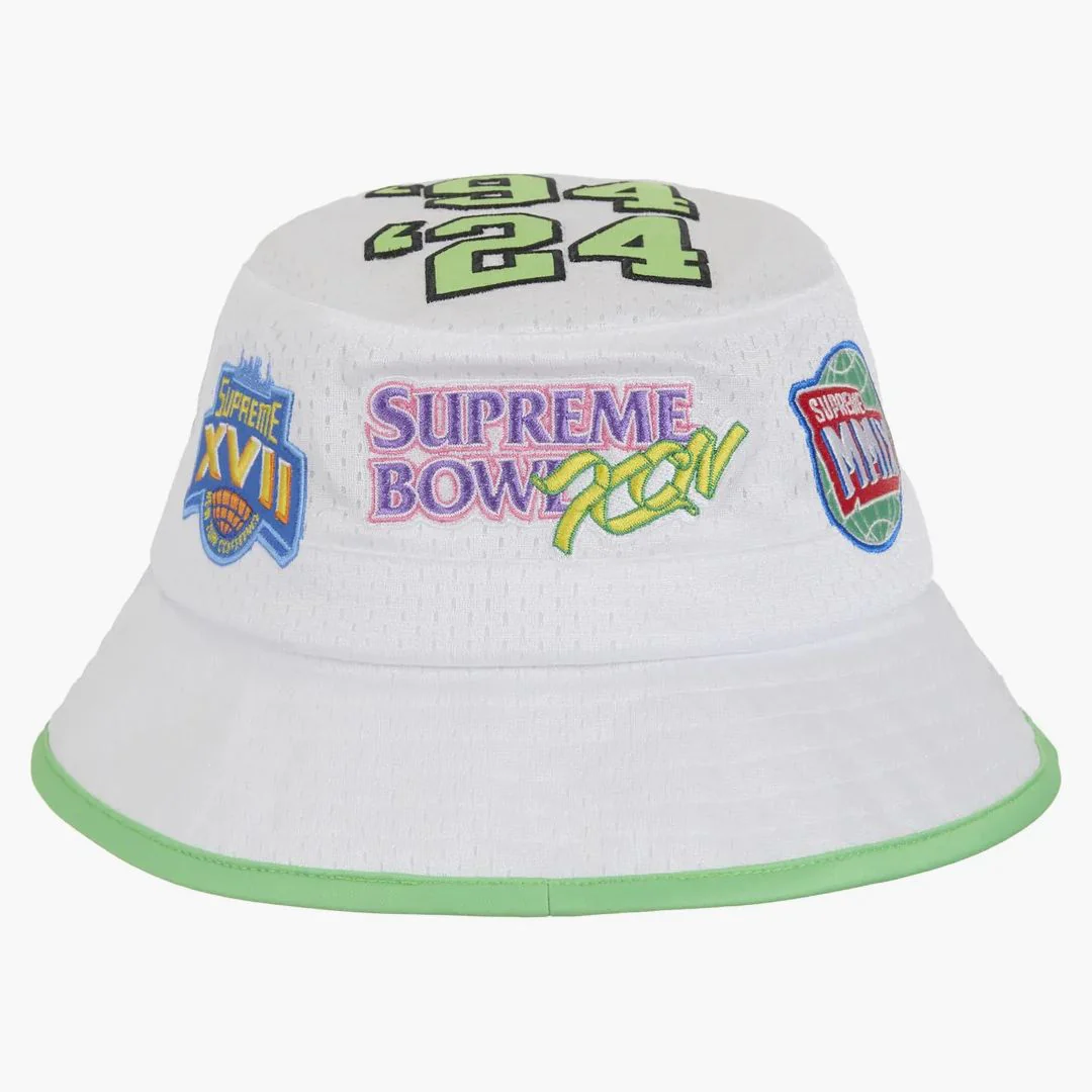 Supreme Playoffs Mesh Crusher Hat White - Image 2