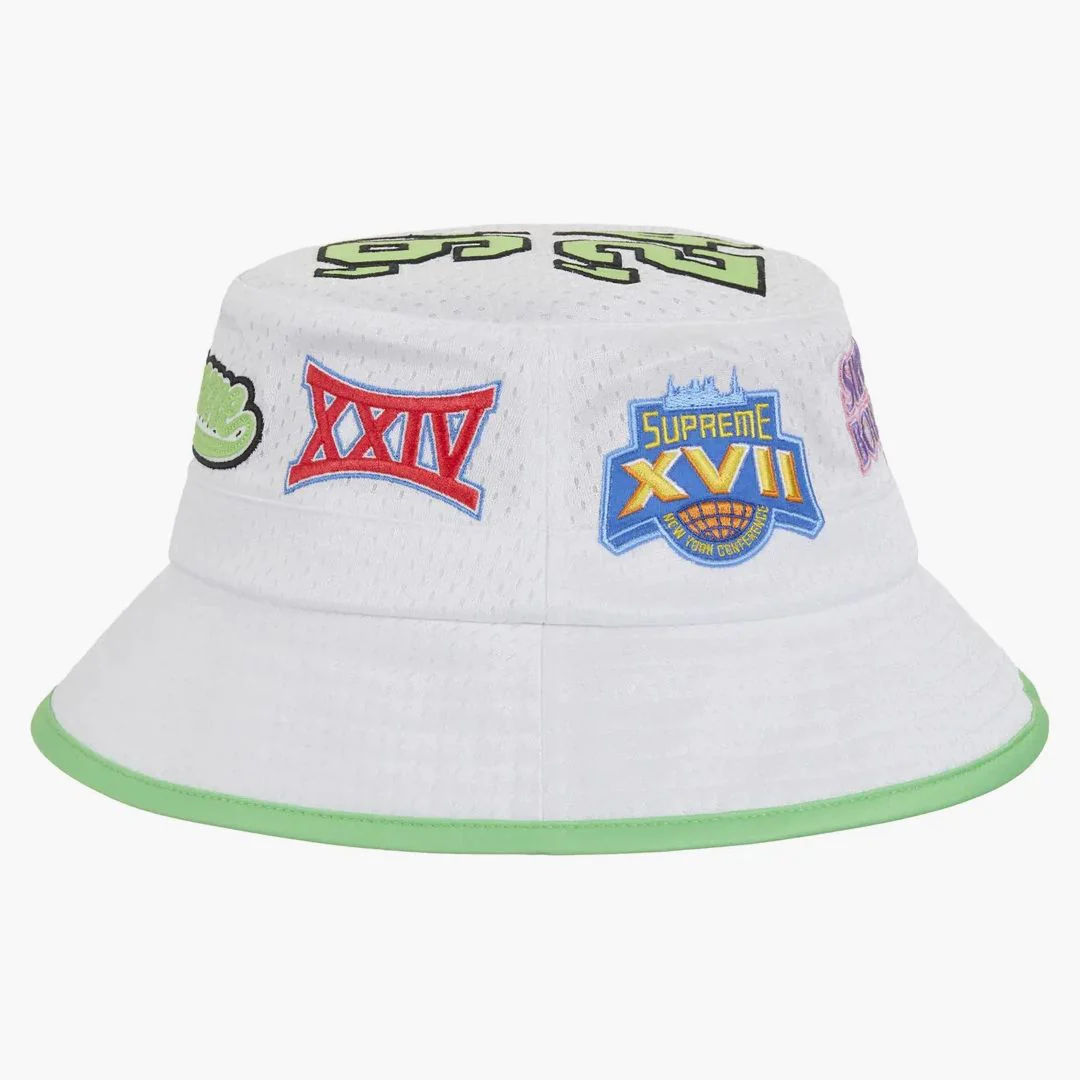 Supreme Playoffs Mesh Crusher Hat White - Image 3