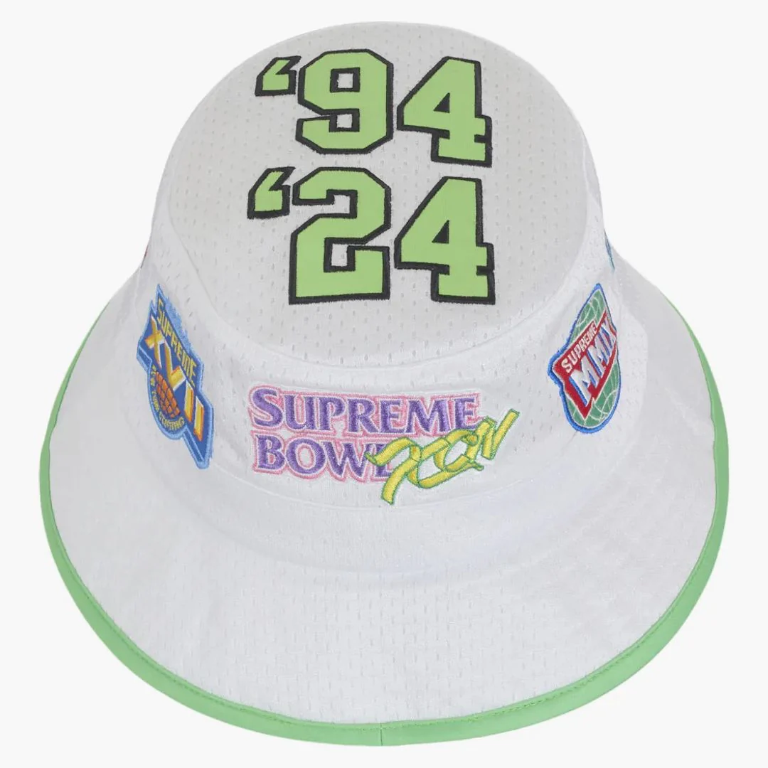 Supreme Playoffs Mesh Crusher Hat White - Image 4