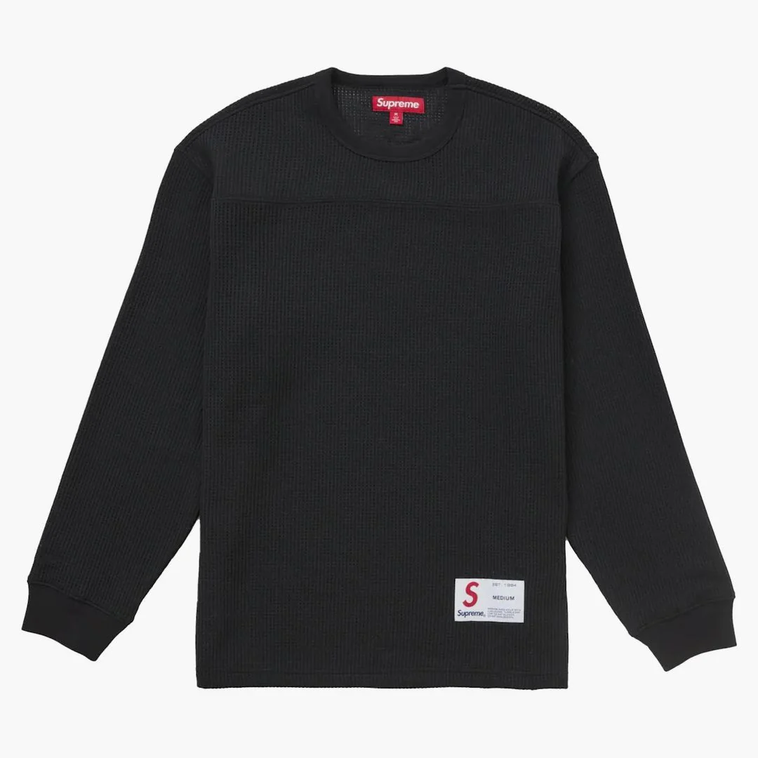 Supreme Polartec Mesh L/s Football Top Black