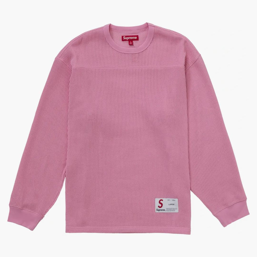 Supreme Polartec Mesh L/s Football Top Pink