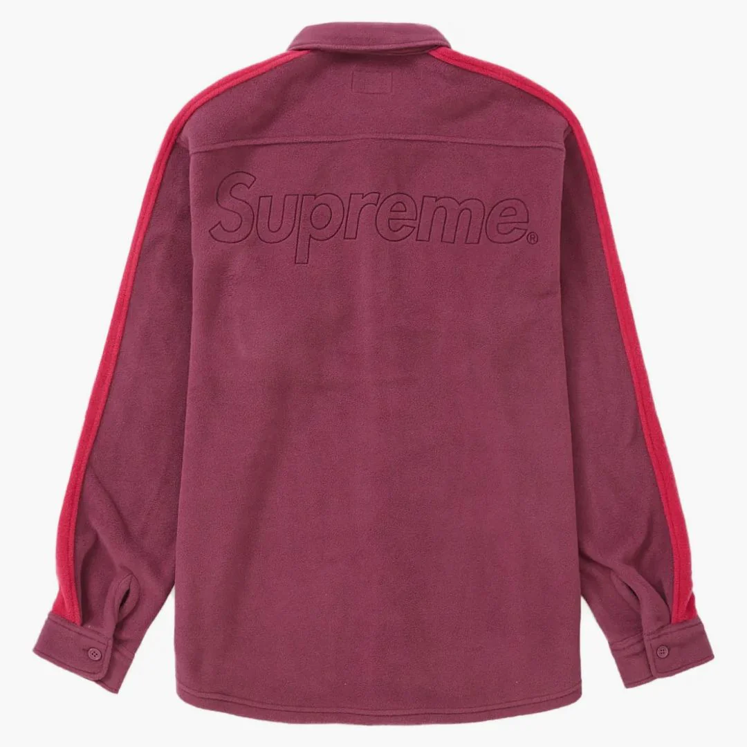 Supreme Polartec Shirt Light Plum - Image 2