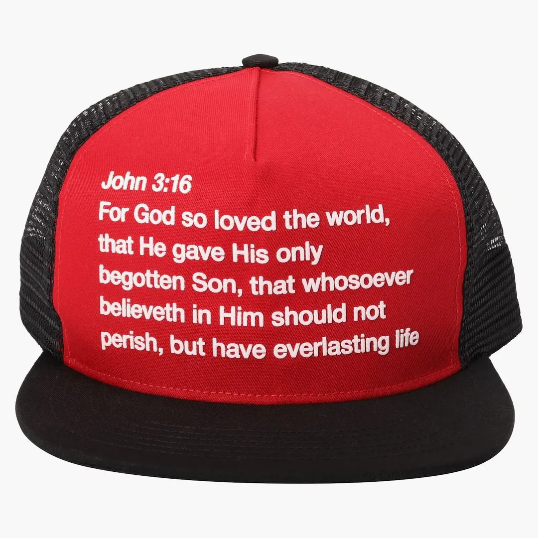 Supreme Preach Mesh Back 5-panel Black - Image 3