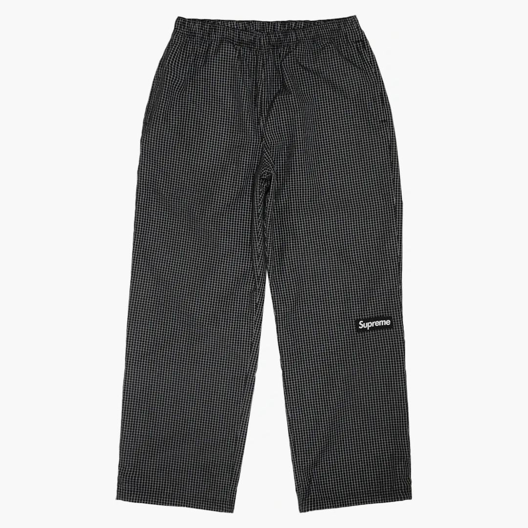 Supreme Reflective Ripstop Track Pant Black