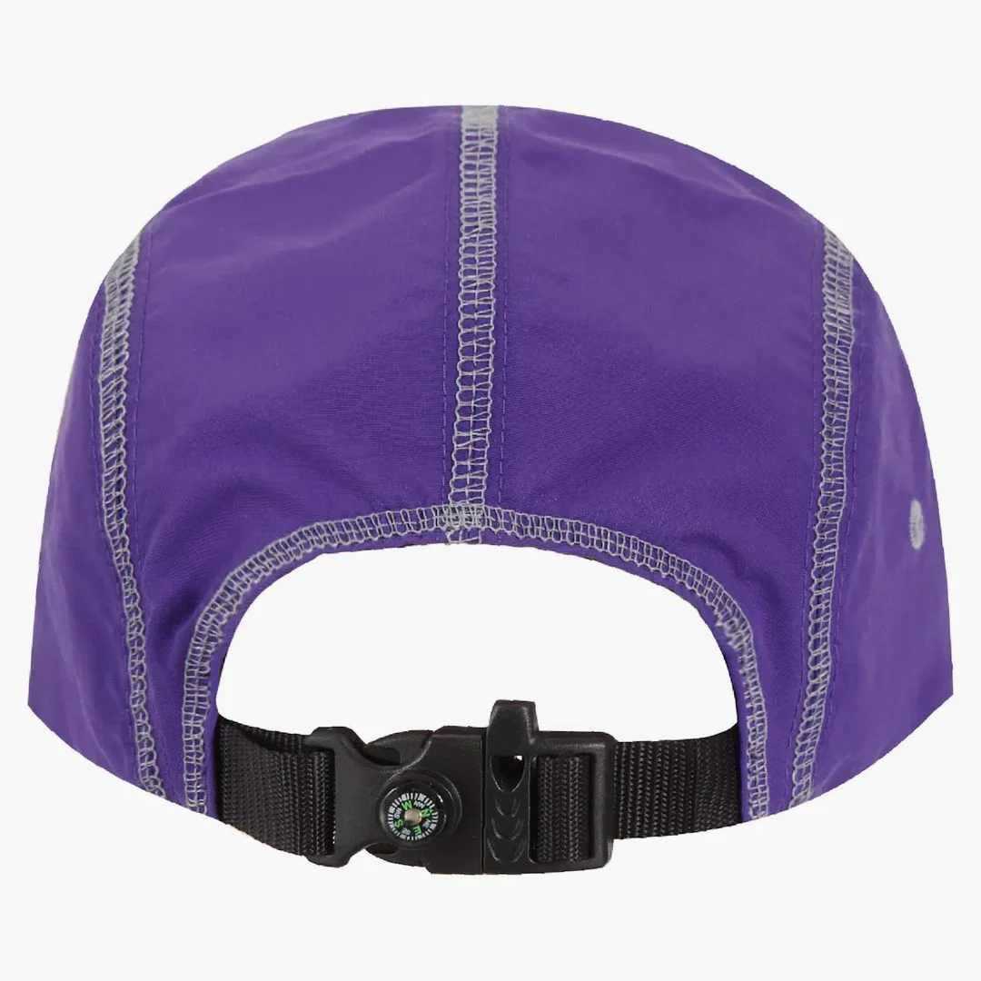 Supreme Reflective Stitch Camp Cap Purple - Image 2