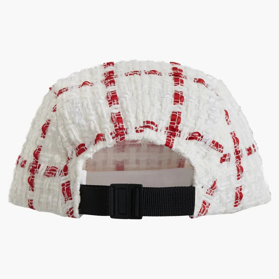 Supreme Ribbon Boucle Camp Cap White - Image 2