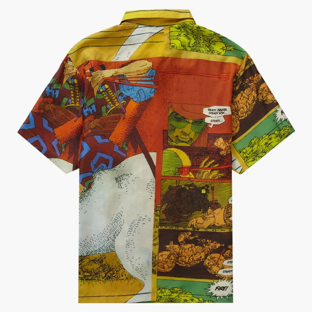 Supreme Ronin Silk S/s Shirt Gold - Image 2