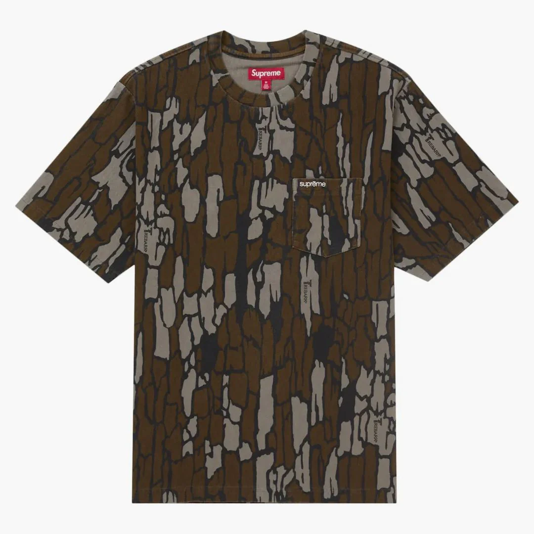 Supreme S/s Pocket Tee (ss25) Realtree Camo