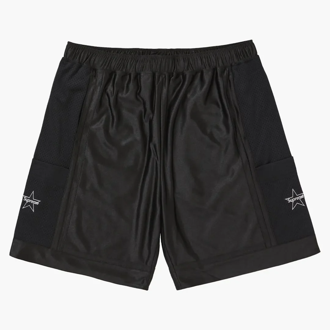 Supreme Side Pocket Basketball Short Black