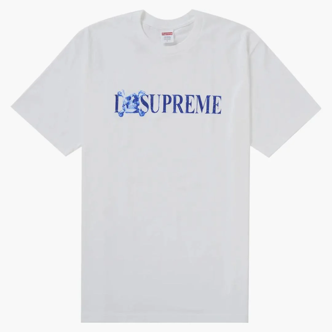 Supreme Skull Tee White