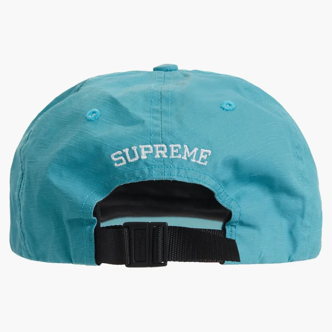 Supreme Small Box Coated Linen 6-panel Teal - Image 2