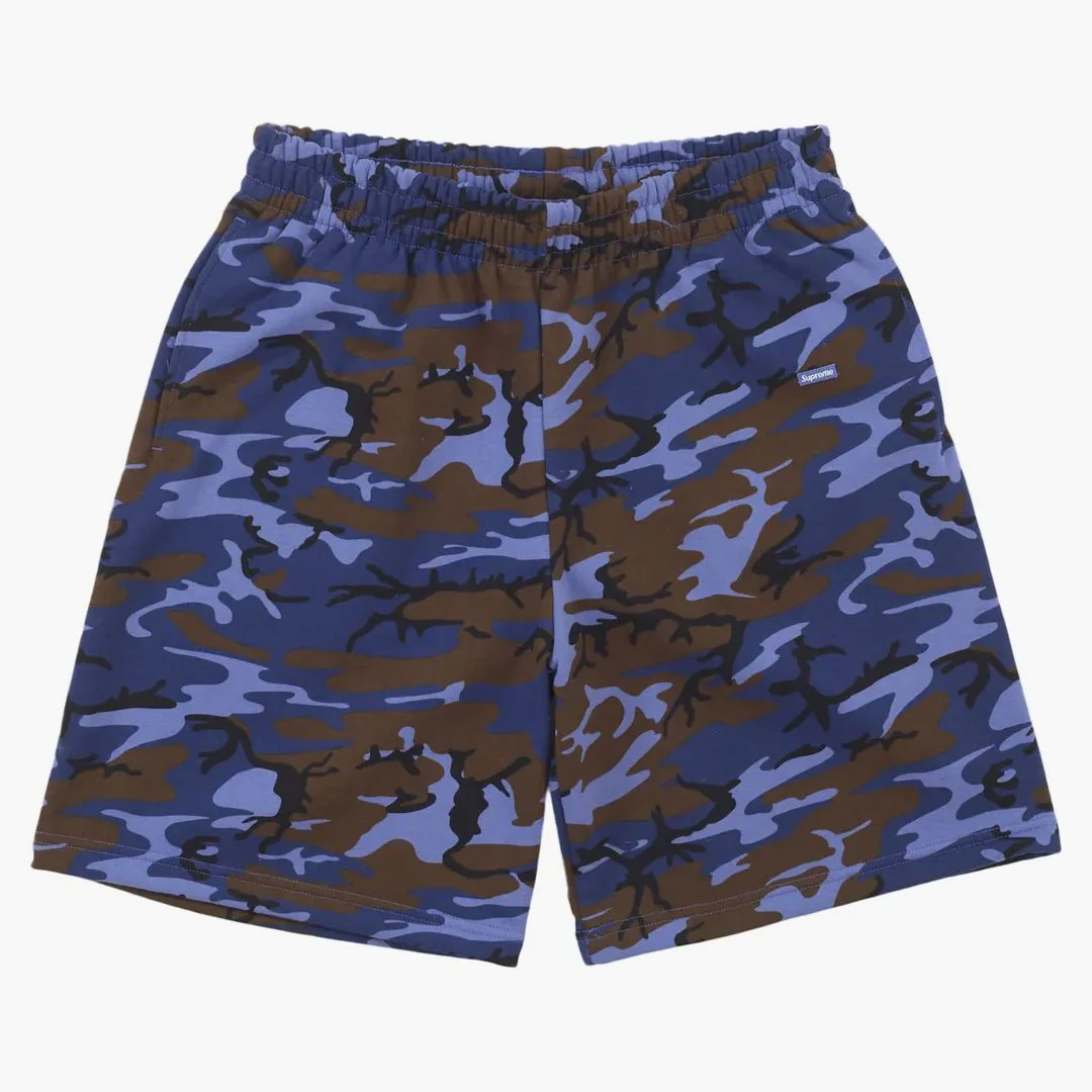 Supreme Small Box Sweatshort (ss25) Blue Camo