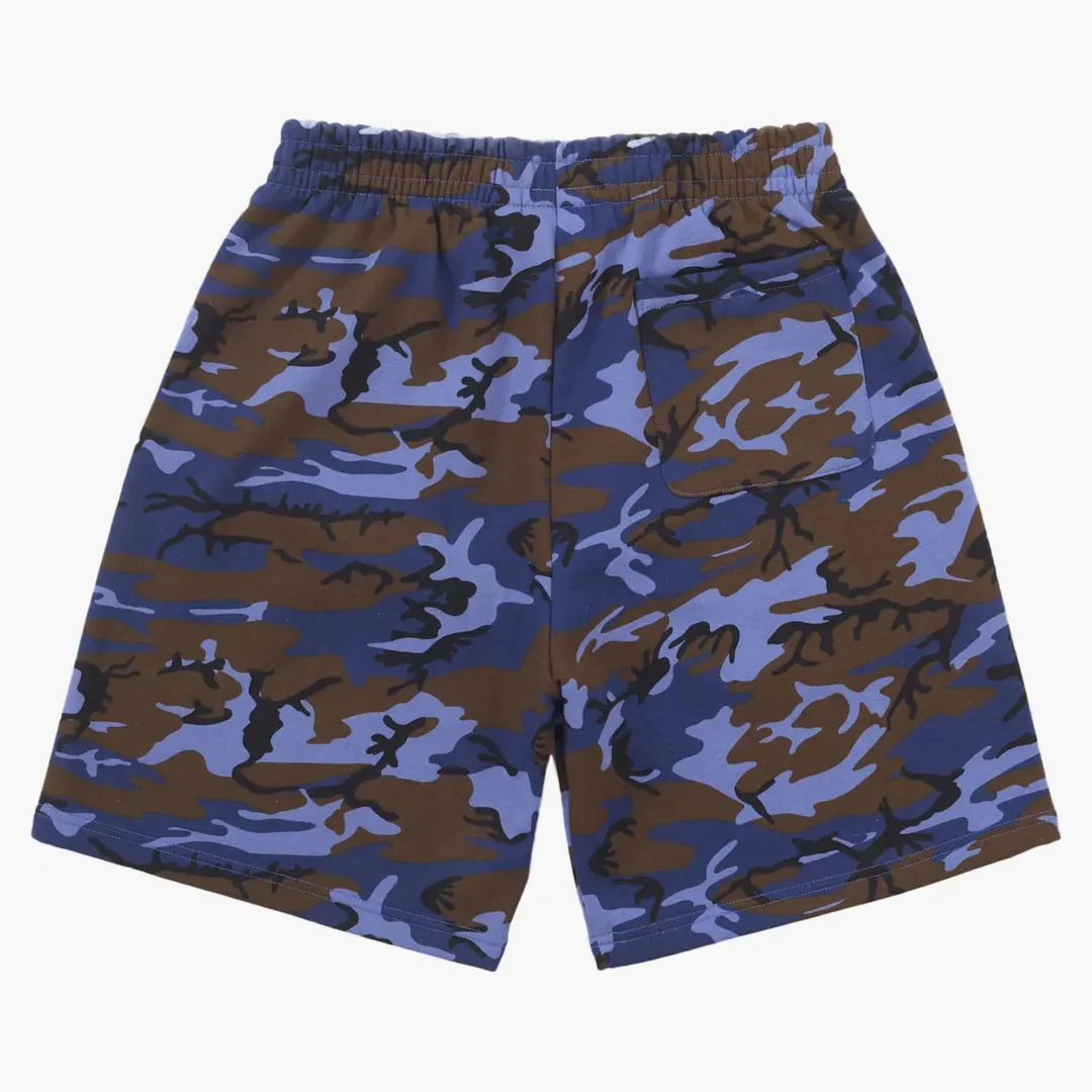 Supreme Small Box Sweatshort (ss25) Blue Camo - Image 2