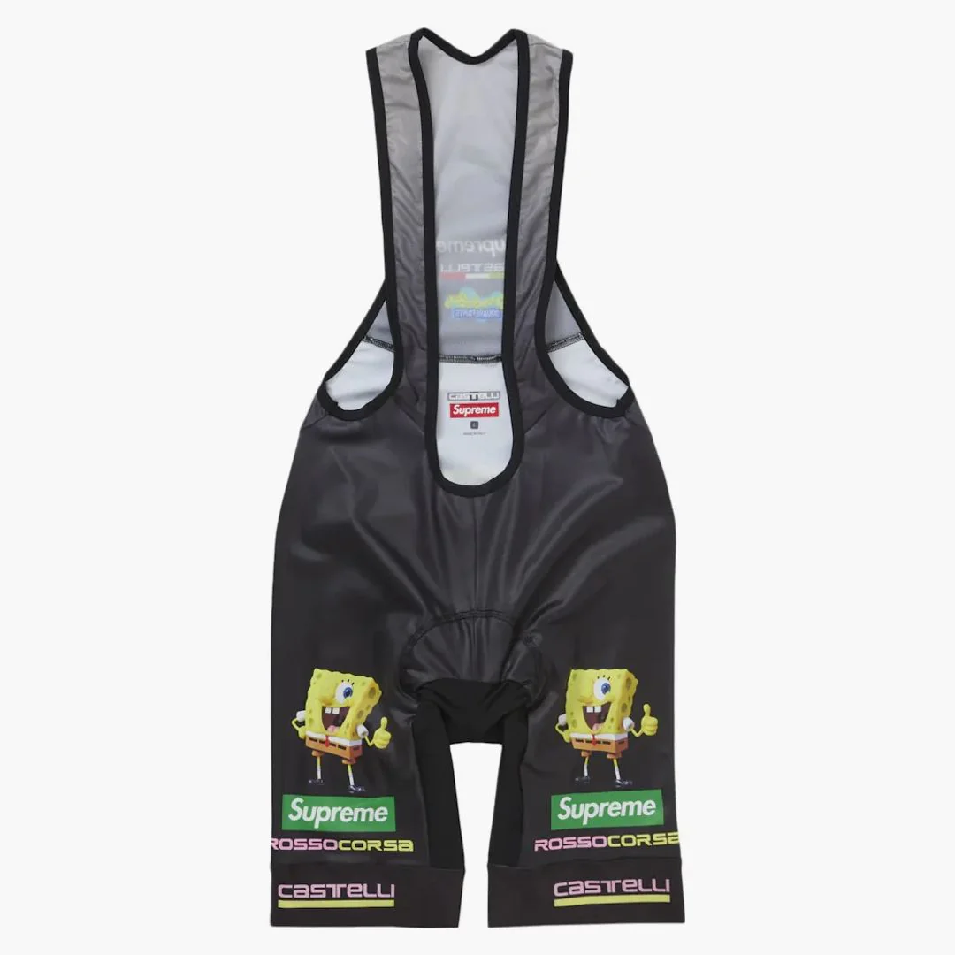 Supreme Spongebob Squarepants Castelli Cycling Bib Black - Image 2