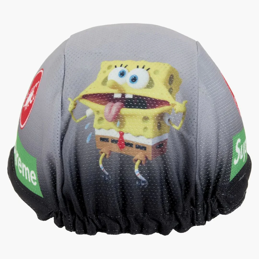 Supreme Spongebob Squarepants Castelli Cycling Cap Black - Image 3