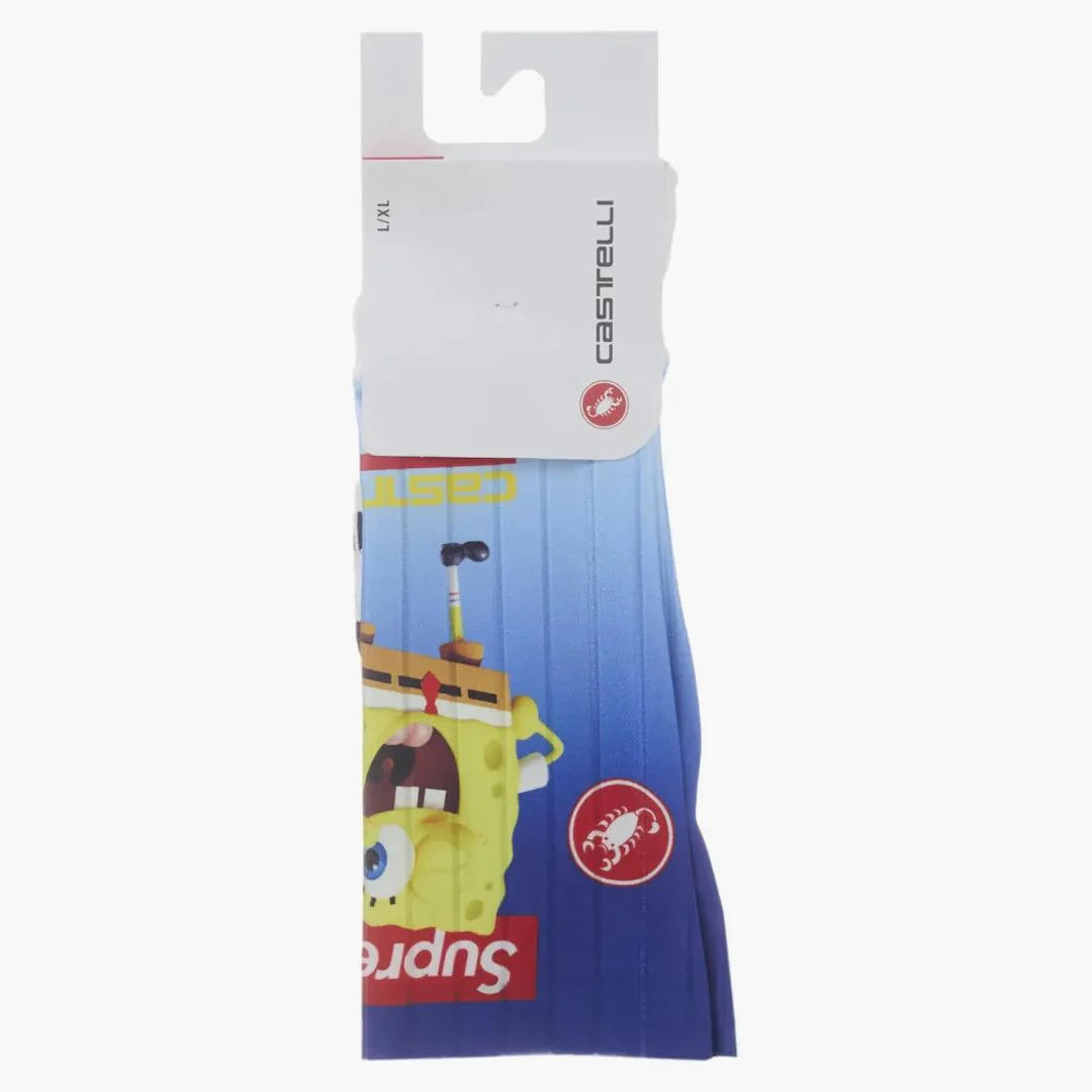 Supreme Spongebob Squarepants Castelli Cycling Sock (1 Pack) White - Image 2