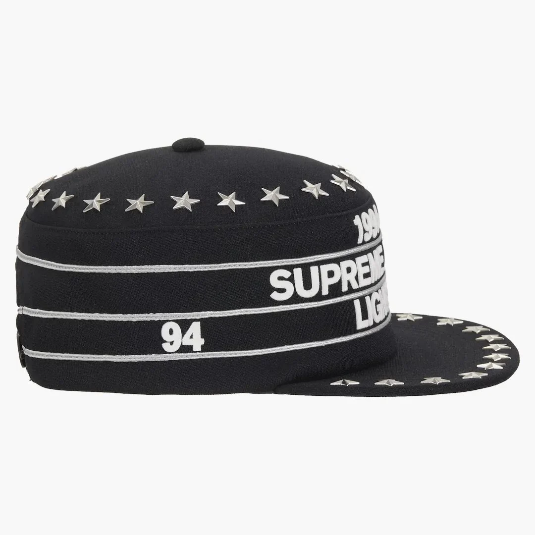 Supreme Stars Studded Pillbox Hat Black - Image 3