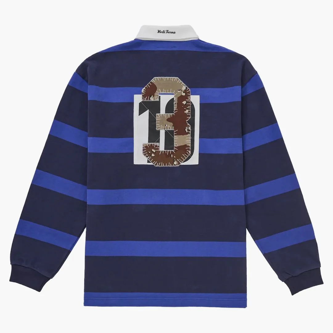 Supreme Stripe Rugby (fw25) Navy - Image 2