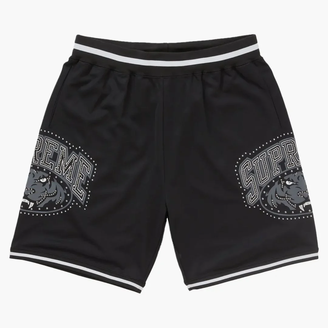 Supreme Studded Basketball Short Black