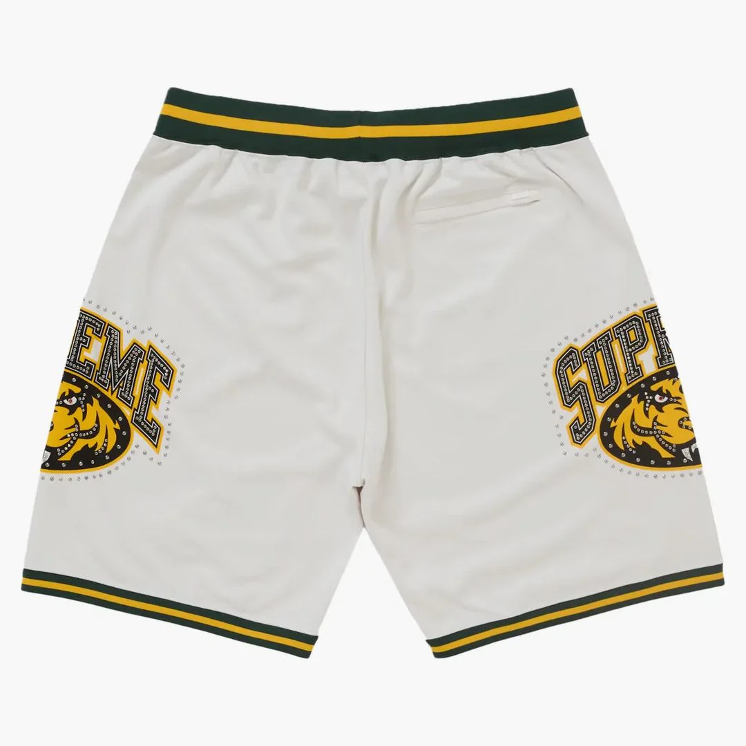 Supreme Studded Basketball Short White - Image 2