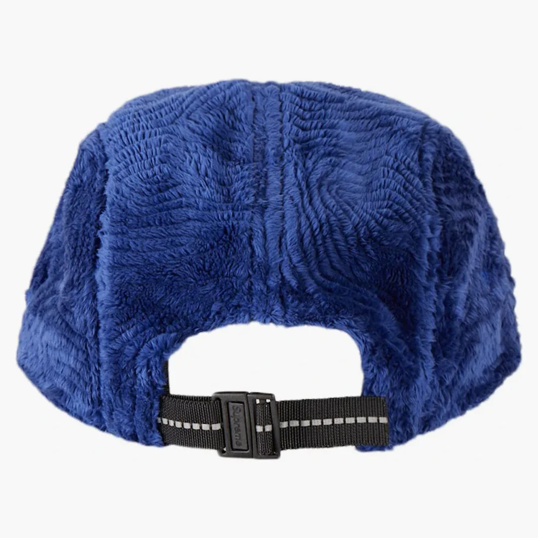Supreme Swirl Fleece Camp Cap Blue - Image 2