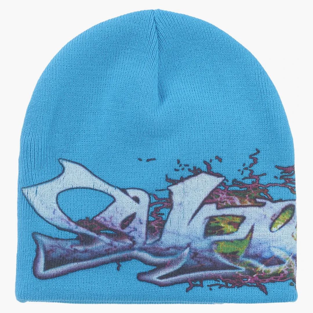 Supreme Tag Beanie (fw25) Blue - Image 2