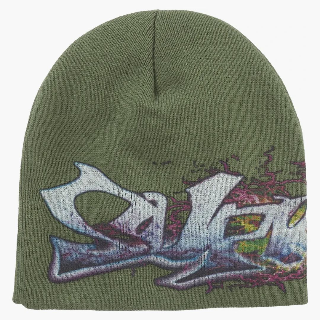 Supreme Tag Beanie (fw25) Green - Image 2