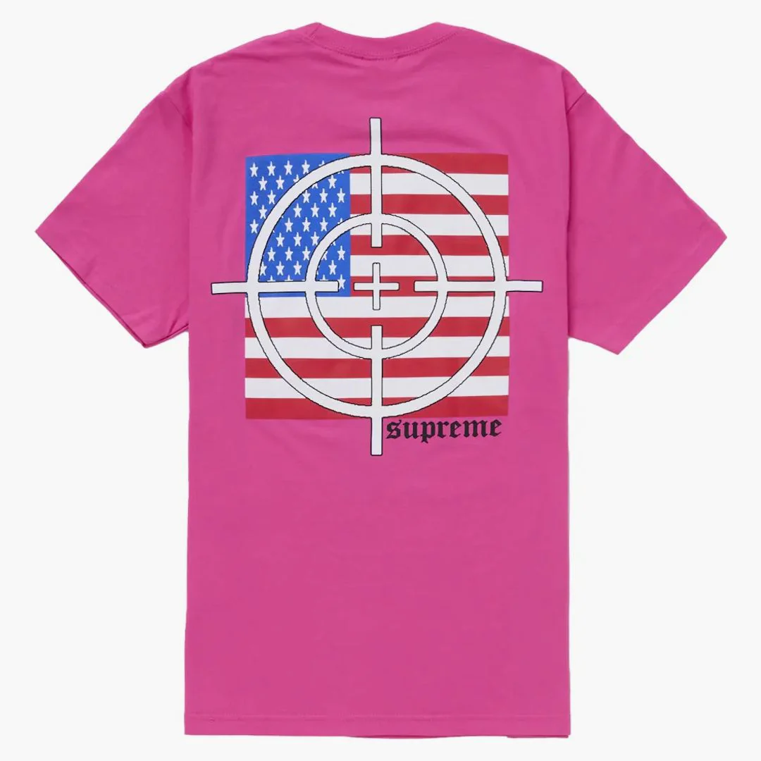 Supreme Target Tee Fuchsia - Image 2