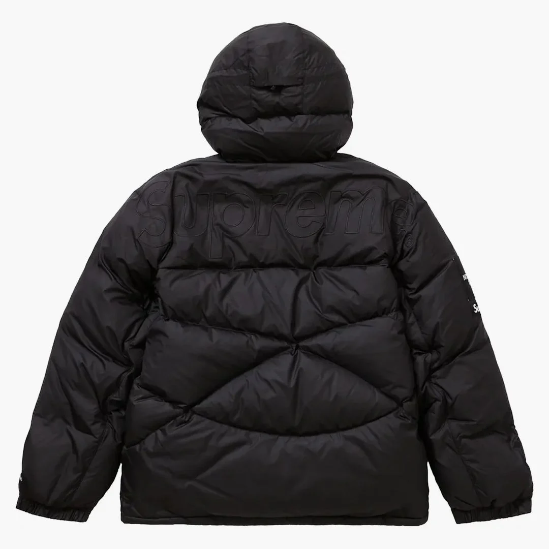 Supreme The North Face 800-fill Half Zip Hooded Pullover Black - Image 2