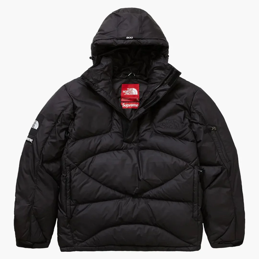 Supreme The North Face 800-fill Half Zip Hooded Pullover Black - Image 3