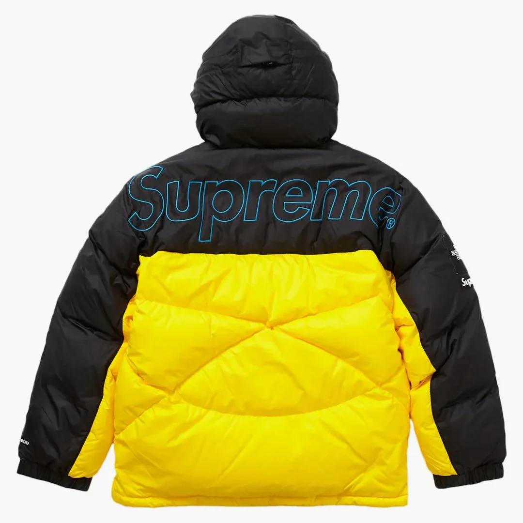 Supreme The North Face 800-fill Half Zip Hooded Pullover Yellow - Image 2