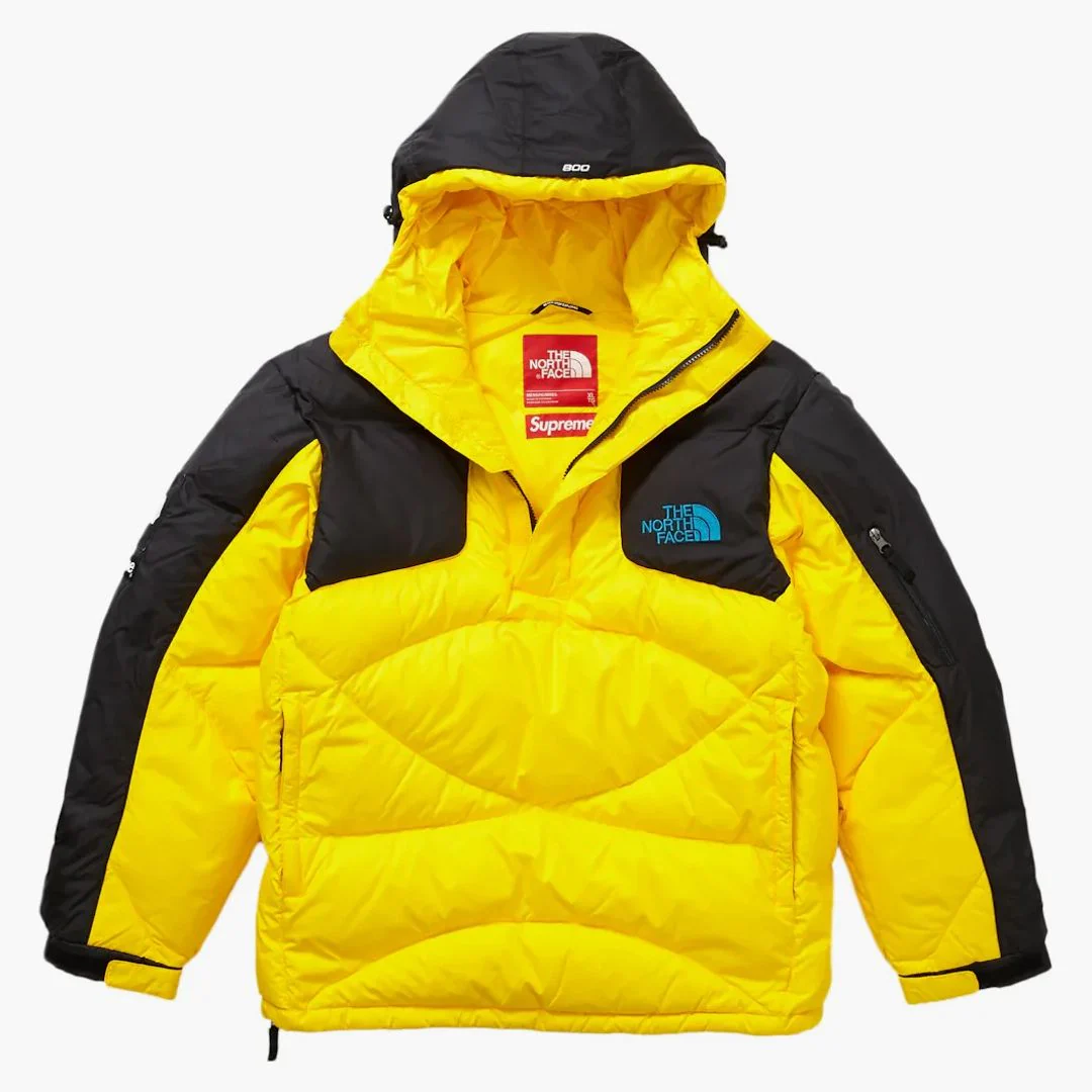 Supreme The North Face 800-fill Half Zip Hooded Pullover Yellow - Image 3