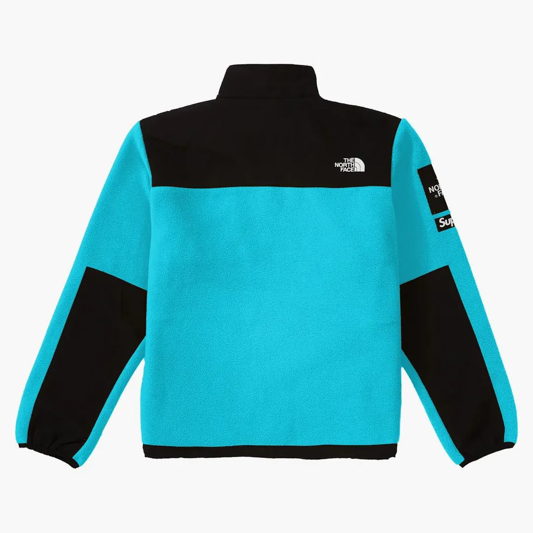 Supreme The North Face Arc Logo Denali Fleece Jacket Teal - Image 2