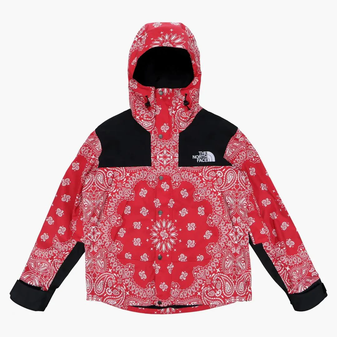 Supreme The North Face Bandana Mountain Jacket Red