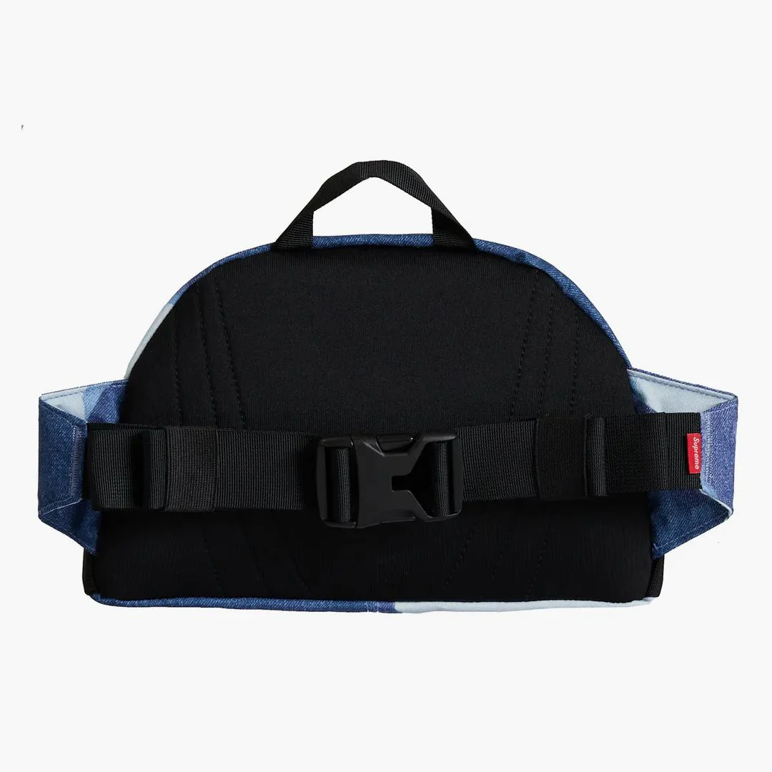 Supreme The North Face Bleached Denim Print Roo Ii Indigo - Image 3