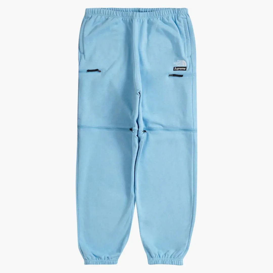 Supreme The North Face Convertible Sweatpant Blue - Image 3