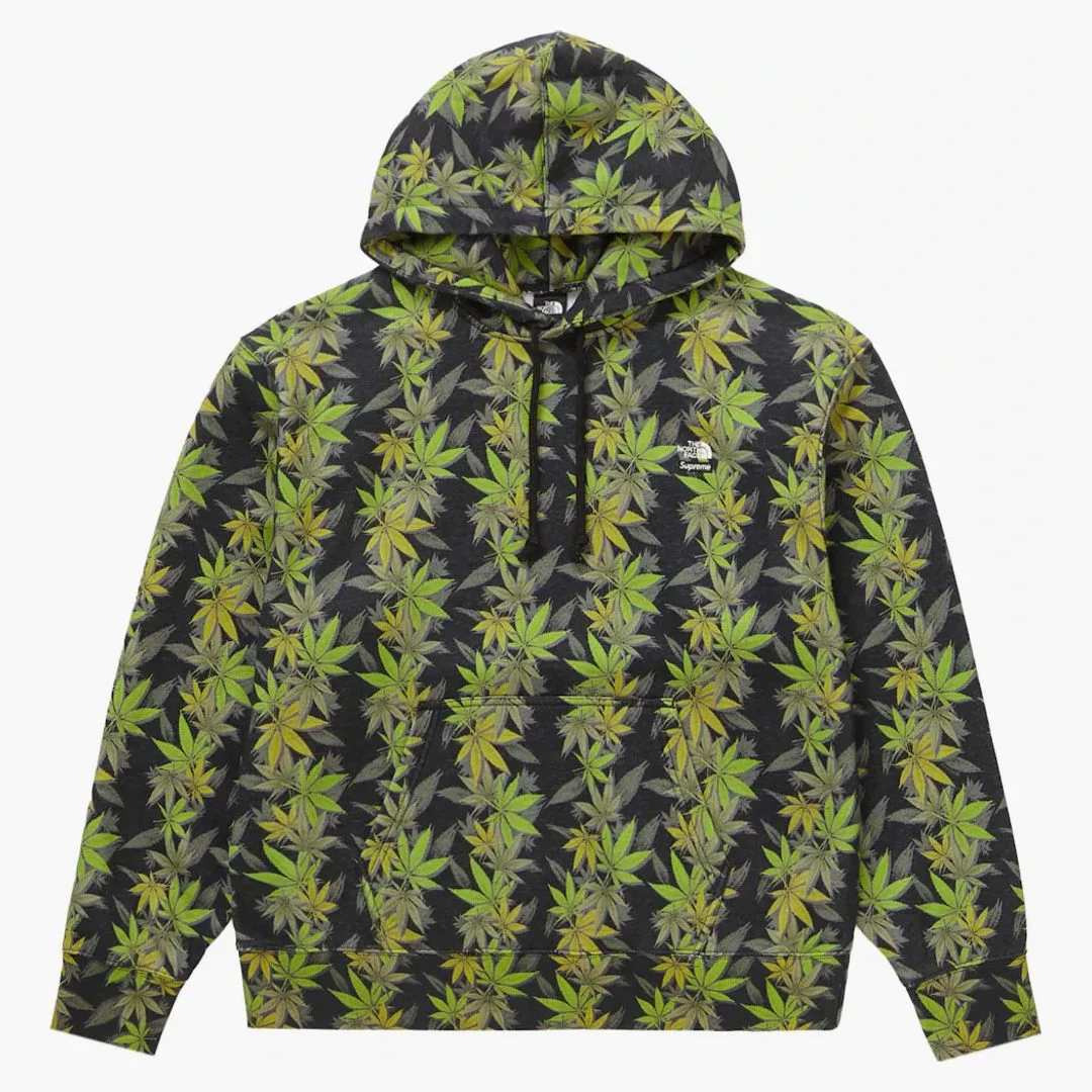 Supreme The North Face Leaf Hooded Sweatshirt Black