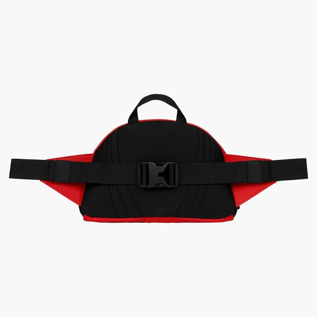 Supreme The North Face Leather Roo Ii Lumbar Pack Red - Image 2